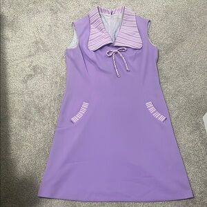 Vintage Handmade Purple Sleeveless Dress